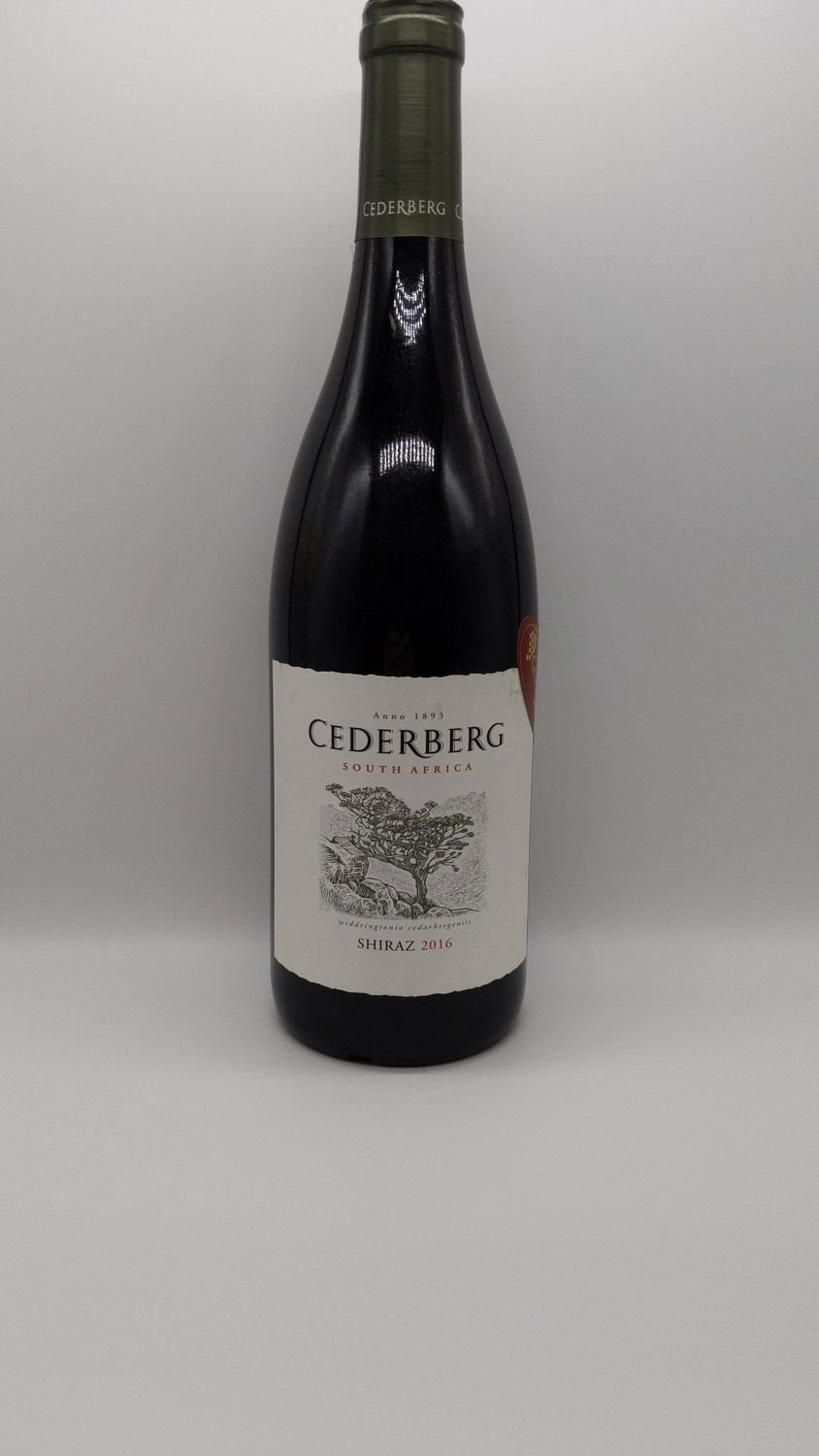 2016 CEDERBERG SHIRAZ 750ml