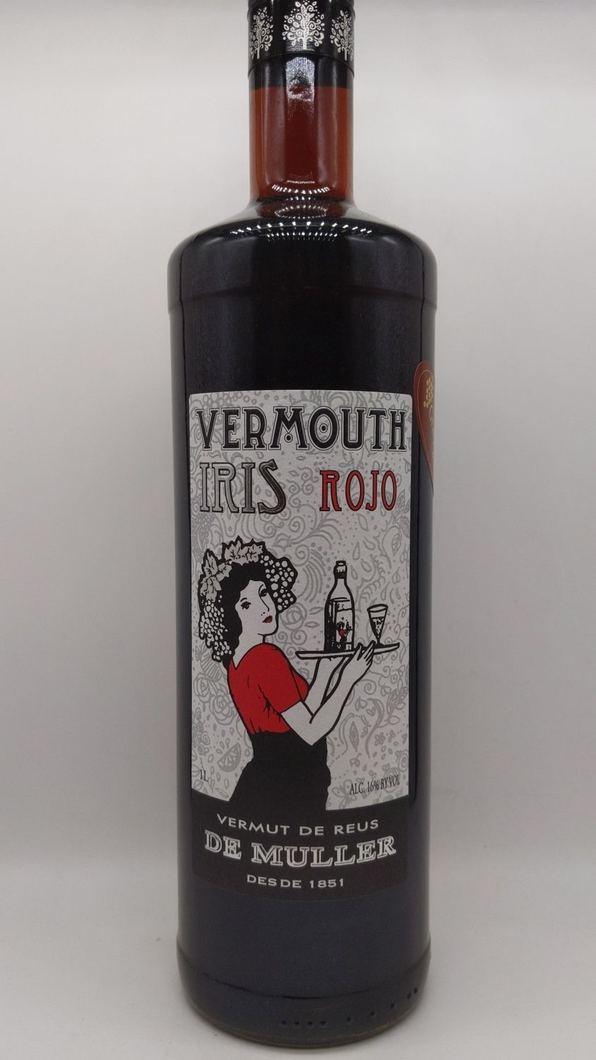 DE MULLER IRIS ROJO VERMOUTH 1L