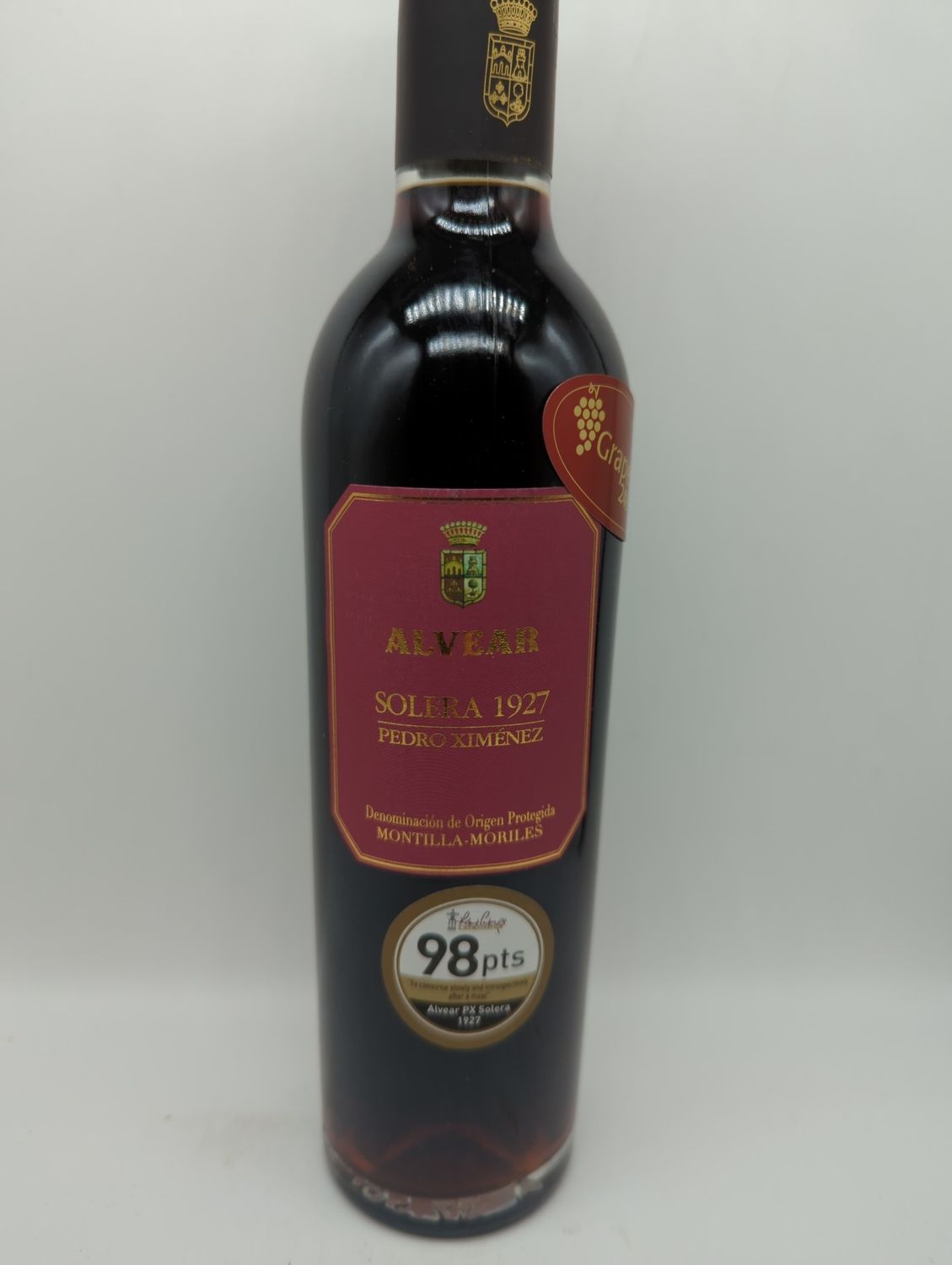 1927 ALVEAR MONTILLA MORILES PEDRO XIMENEZ SOLERA 375ml