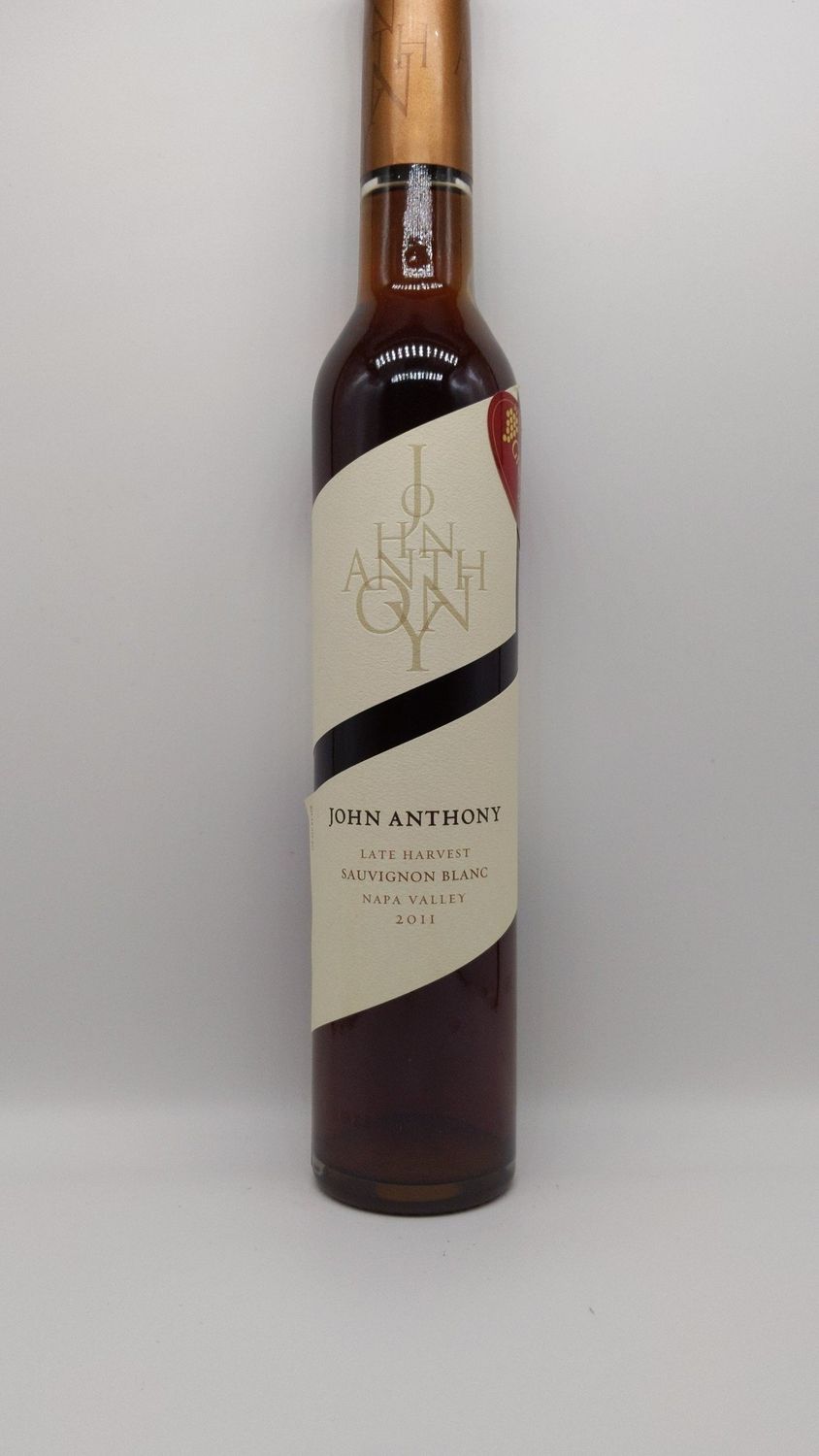 2011 JOHN ANTHONY LATE HARVEST SAUVIGNON BLANC 375