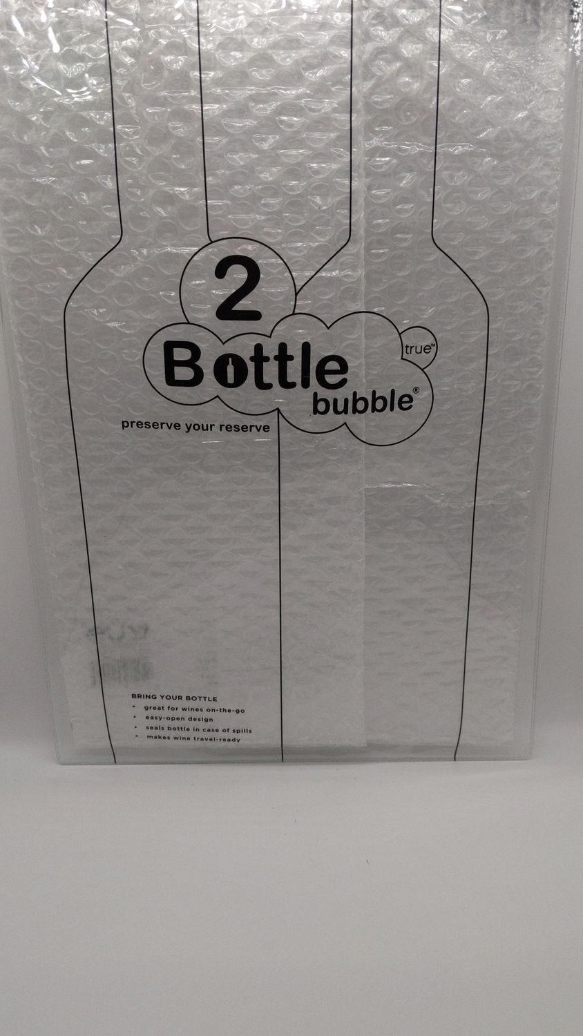 TRUE 2-BOTTLE BUBBLE TRAVEL PROTECT