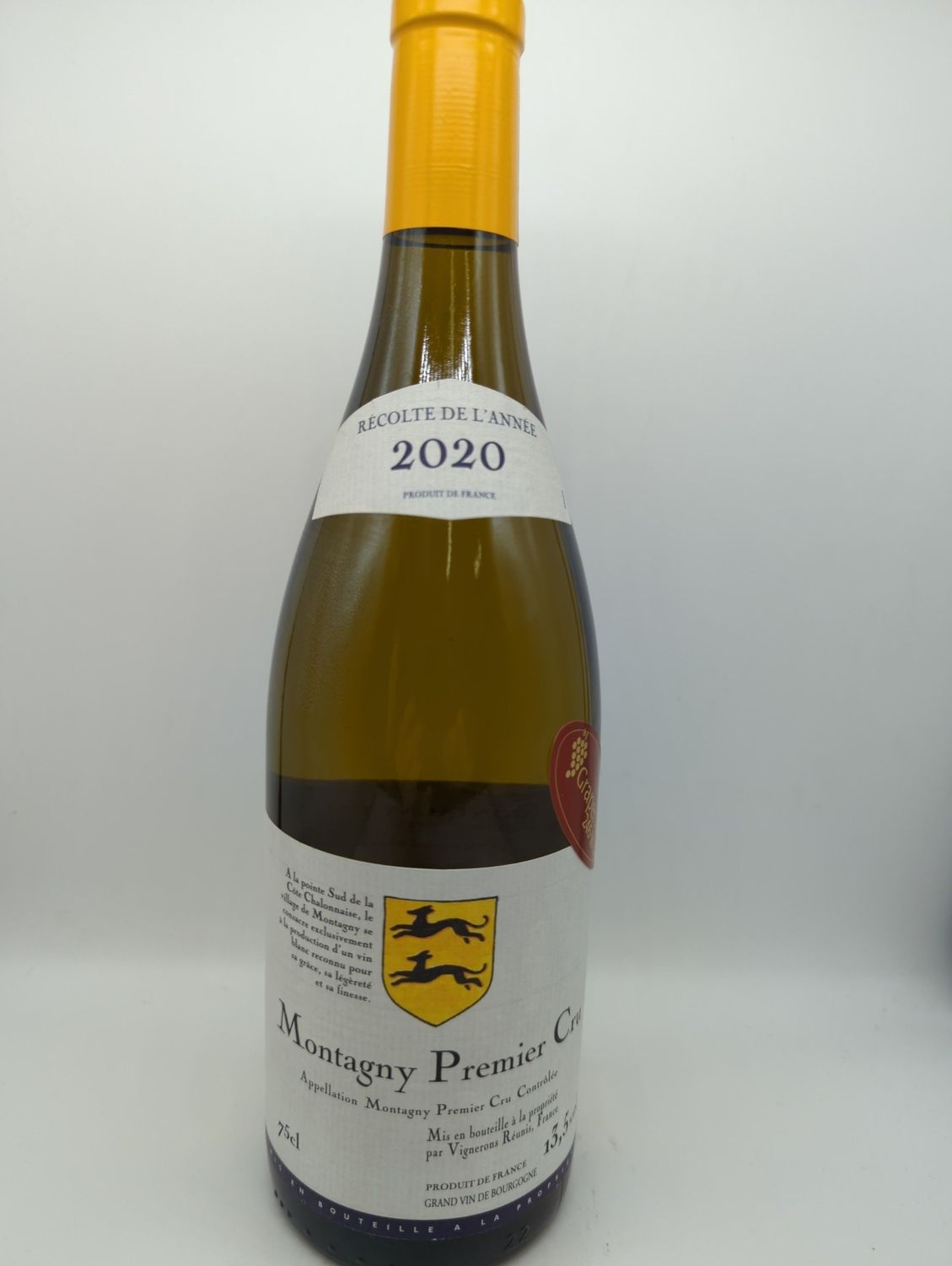 2020 VIGNERONS REUNIS MONTAGNY 1ER CRU 750ml