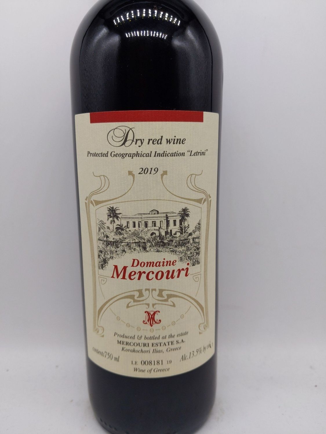 2019 MERCOURI ESTATE RED 750ML