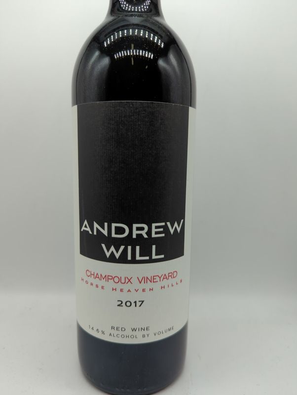 2017 ANDREW WILL CHAMPOUX VINEYARD RED 750ml
