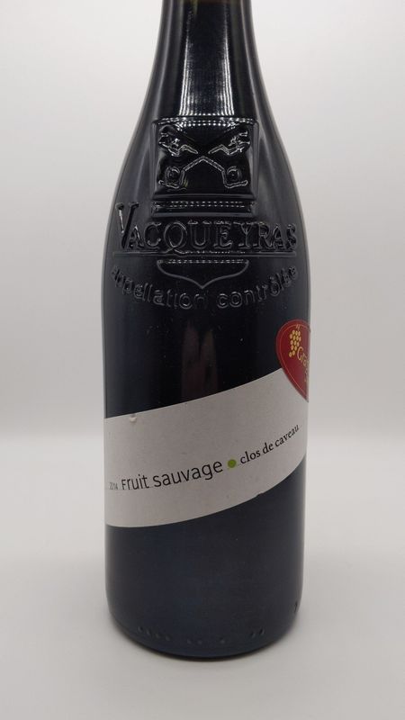 2014 CLOS DE CAVEAU FRUITS SAUVAGE VACQUEYRAS 750