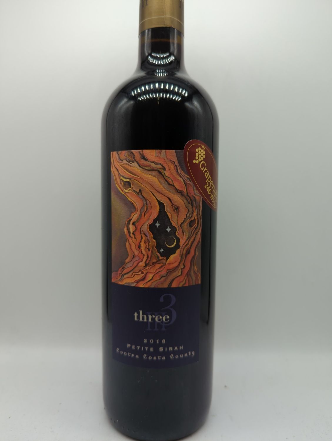 2018 THREE CONTRA COSTA PETITE SIRAH 750ml