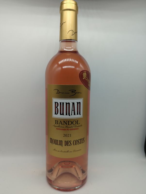 2021 DOMAINE BUNAN BANDOL MOULIN DES COSTES ROSE 750ml