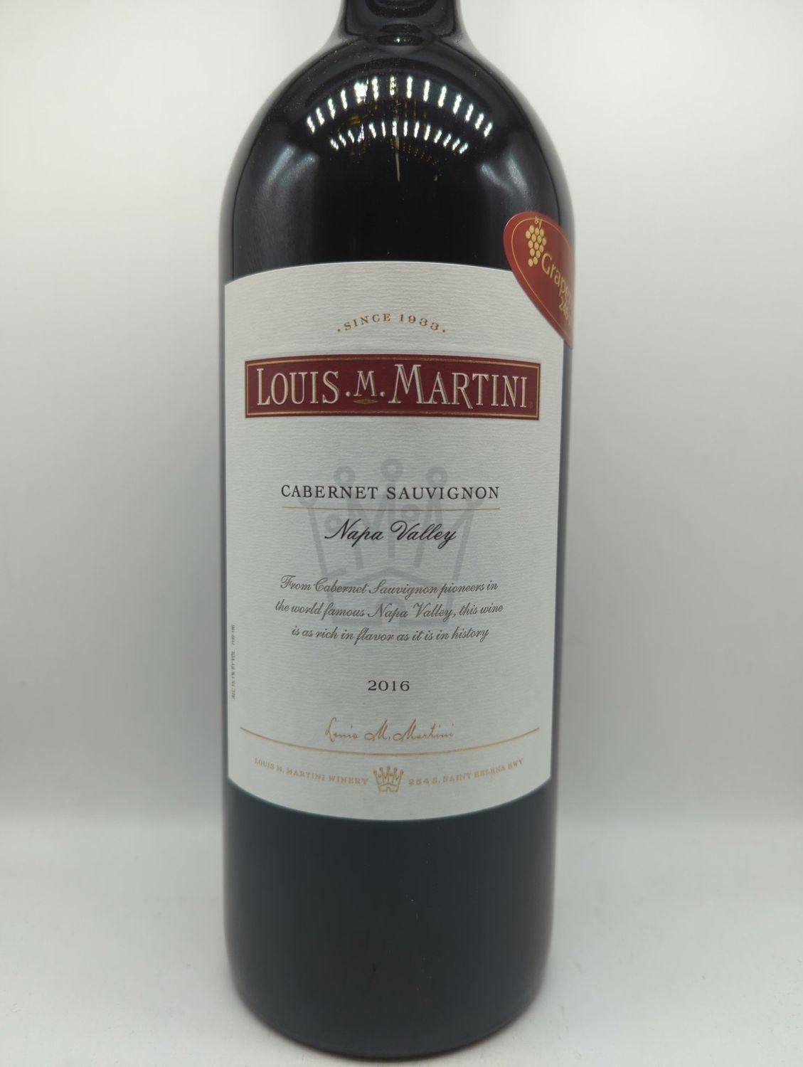 2016 LOUIS M MARTINI WINEMAKER&#39;S SELECTION CABERNET SAVIGNON NAPA VALLEY 1500L