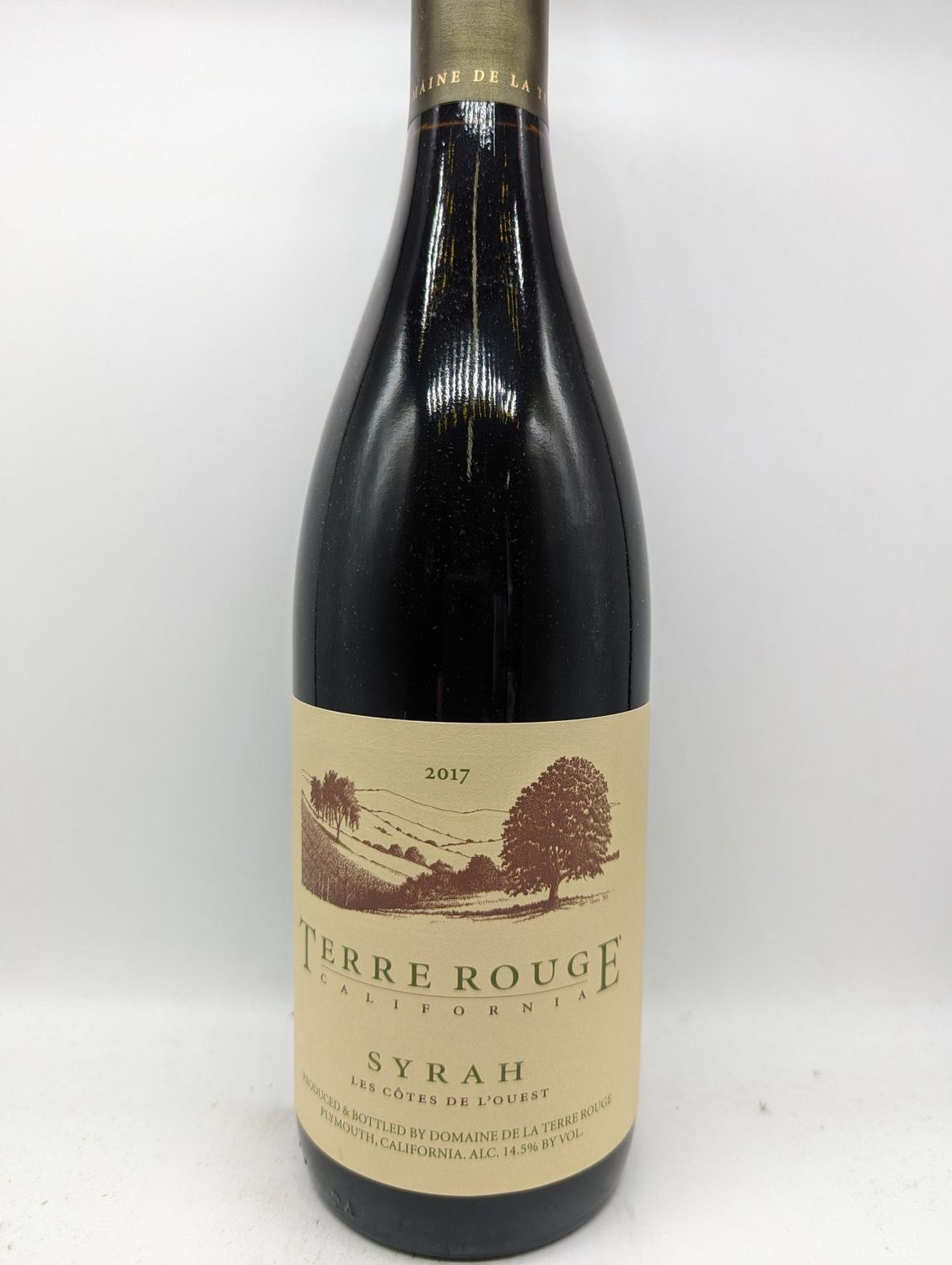 2017 TERRE ROUGE &quot;LES COTES DE L&#39;OUEST&quot; SYRAH 750ml