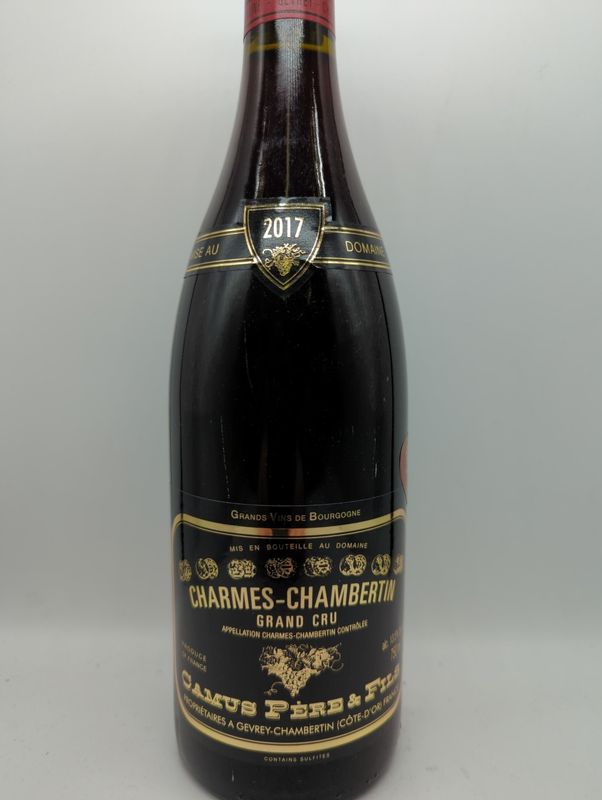 2017 CAMUS CHARMES CHAMBERTIN GRAND CRU ROUGE 750ml