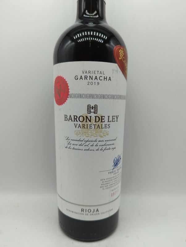 2019 BARON DE LEY VARIETALES GARNACHA RIOJA 750ml