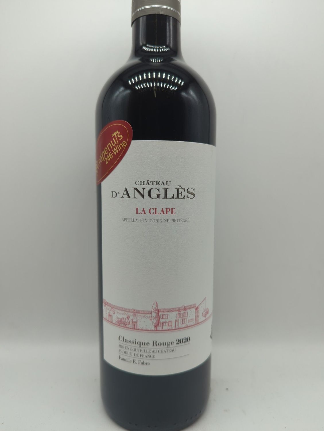 2020 CHATEAU D&#39;ANGLES &quot;CLASSIQUE ROUGE&quot; LA CLAPE 750ml