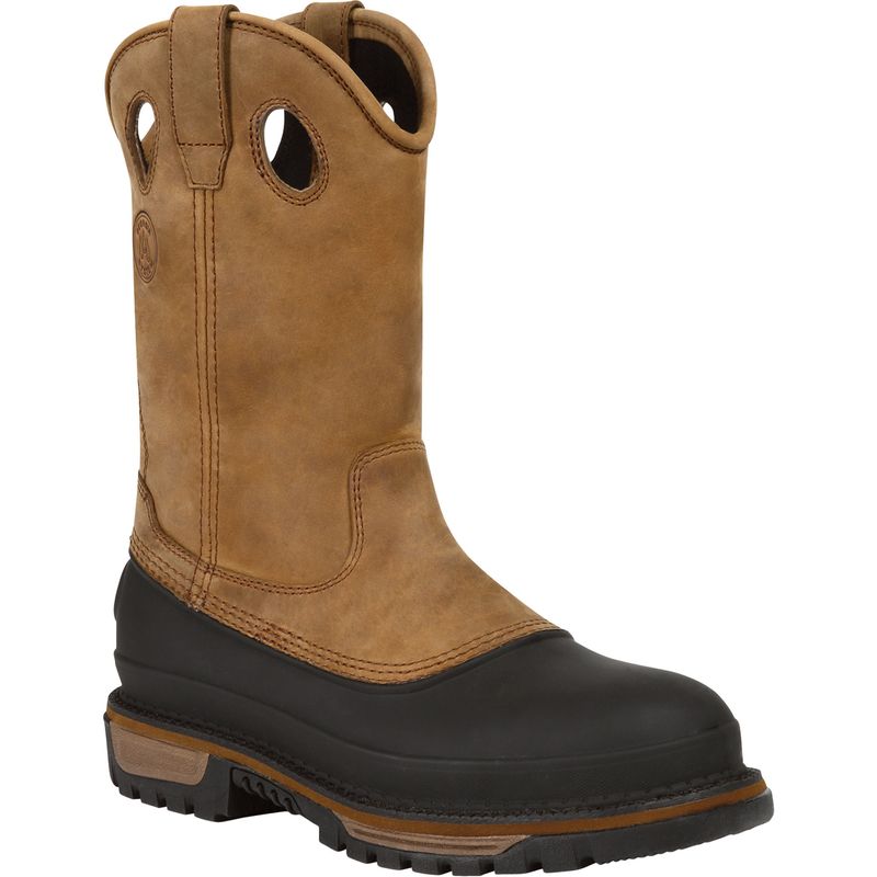 Georgia Men&#39;s 11in Muddog Waterproof Steel Toe Wellington Boots G5594
