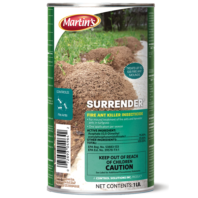 Surrender Fire Ant Control