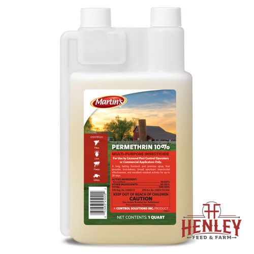 10% Permethrin Livestock/lawn 