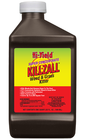 Hi-Yield Super Concentrate Killzall Weed &amp; Grass Killer - 1 qt
