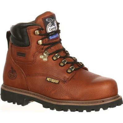 GEORGIA BOOT G6315 HAMMER STEEL TOE 6&quot; LACE UP , US Shoe Size: 9, Width: W