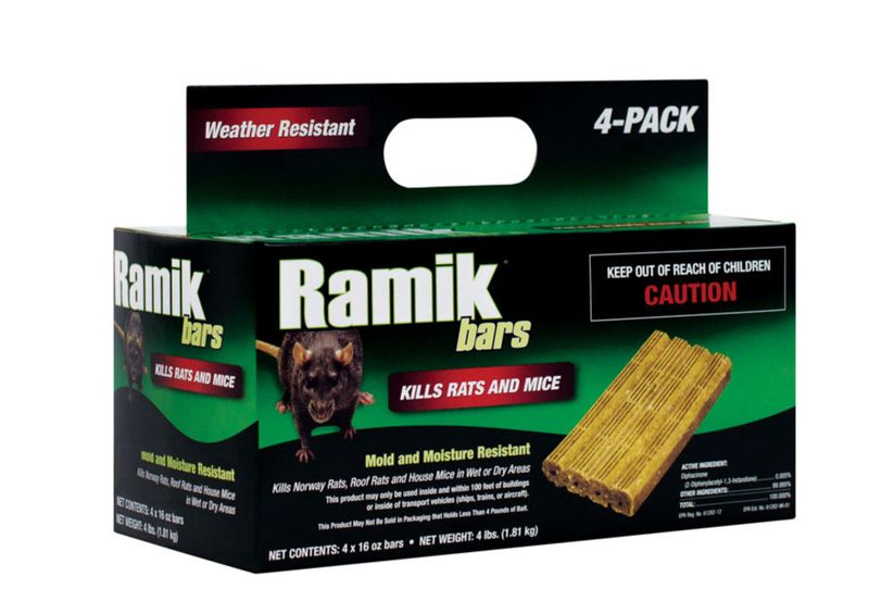 Ramik Bait -  Fish-Flavored Blocks For Mice and Rats