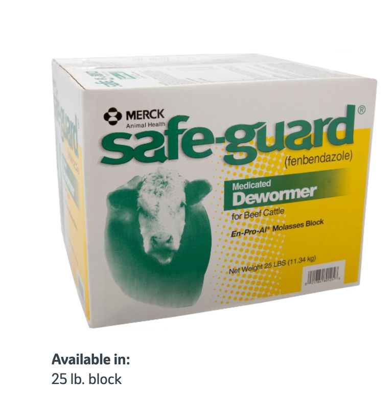 SafeGuard En-Pro-AL® Molasses Dewormer Block