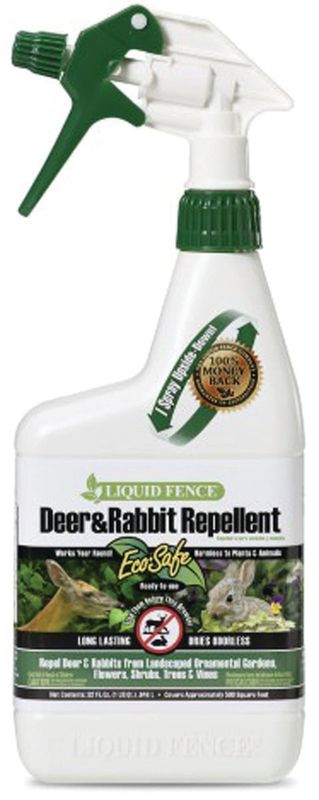 Liquid Fence Deer and Rabbit Repellent - Ready to Use 32 Oz.