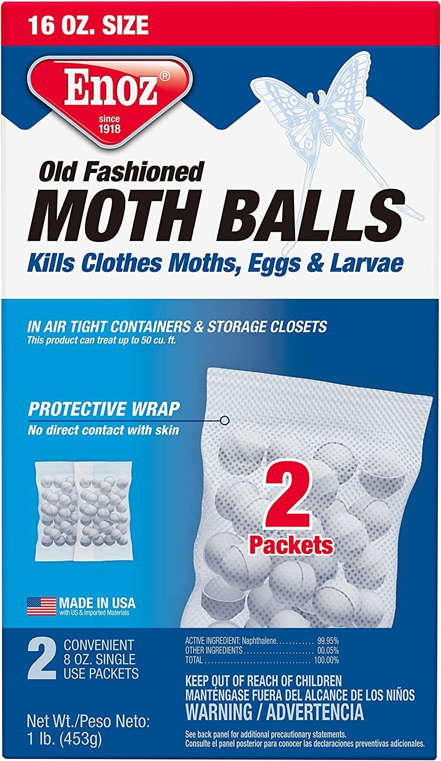 OLD FASHION MOTH BALLS 16OZ