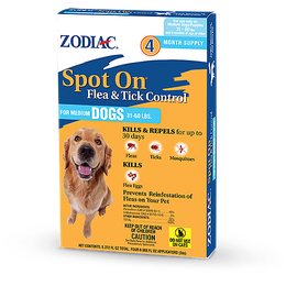 Zodiac Spot on Med 31-60LB 4 Month