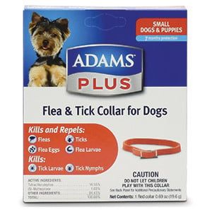 Adams Plus Flea &amp; Tick Collar for Dogs Small