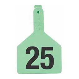 Z TAG CALF GREEN BLANK 25&#39;S