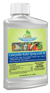 Caterpillar killer spray with Bt, Size: 8 Oz