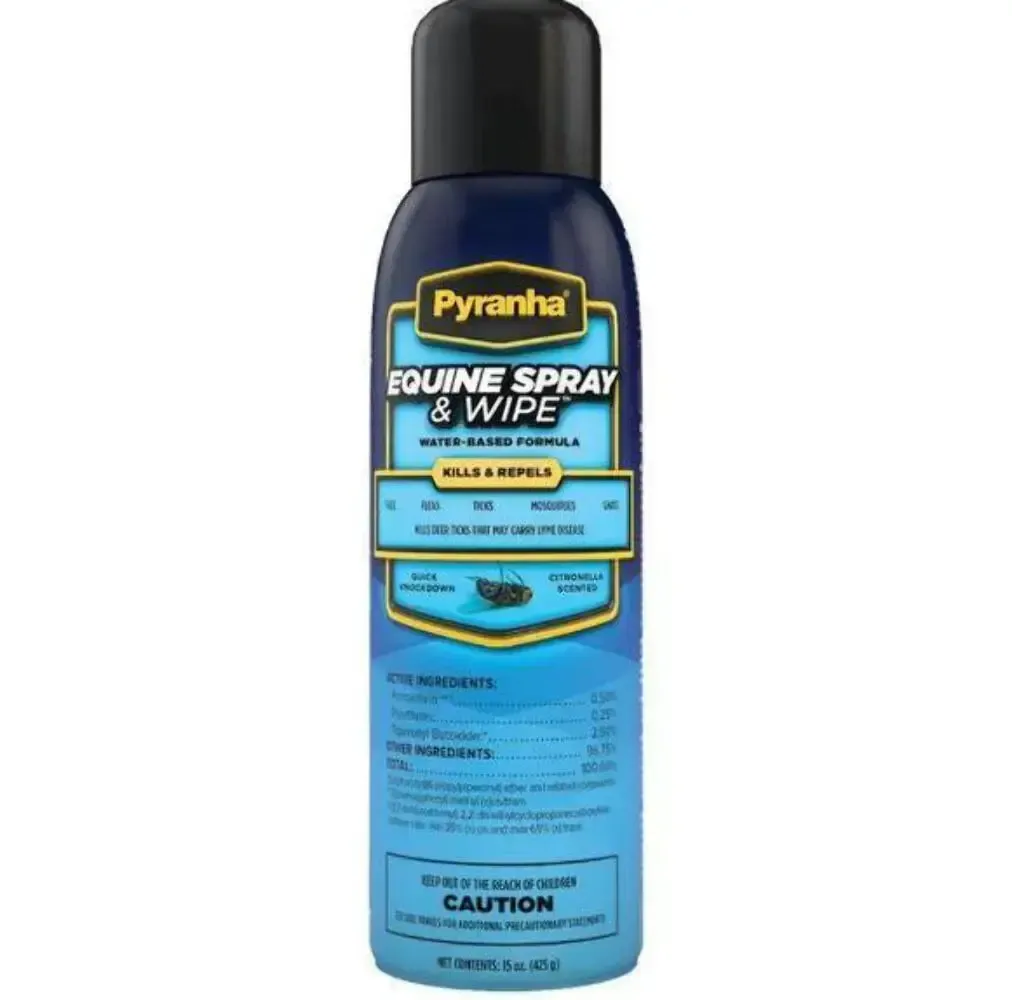 Pyranha Equine Spray &amp; Wipe 15oz  Aerosol