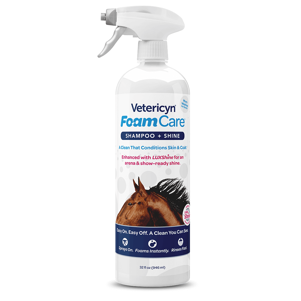 VETERICYN FOAM CARE SHAMPOO + SHINE 32OZ