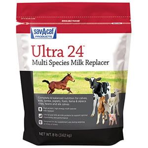 Sav A Caf Ultra 24% Multi Species Milk Replacer 8#