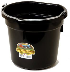 LITTLE GIANT FLAT BACK 20QT BLACK