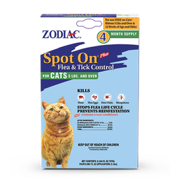 Zodiac Spot On for Cats 5 lbs &amp; Over