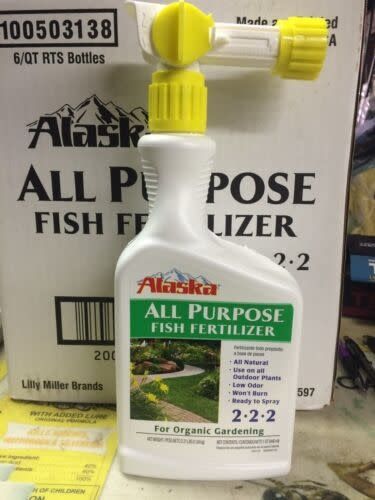 Alaska All Purpose Fish Fertilizer Emulsion RTU 32oz with Sprayer