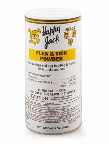 Happy Jack Flea and Tick Powder, 5 oz