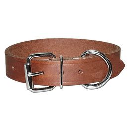 DOG COLLAR LEATHER 3/4&quot; X 18&quot;