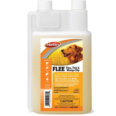 Martin&#39;s Flea, Tick &amp; Mange Dip 1 Pt