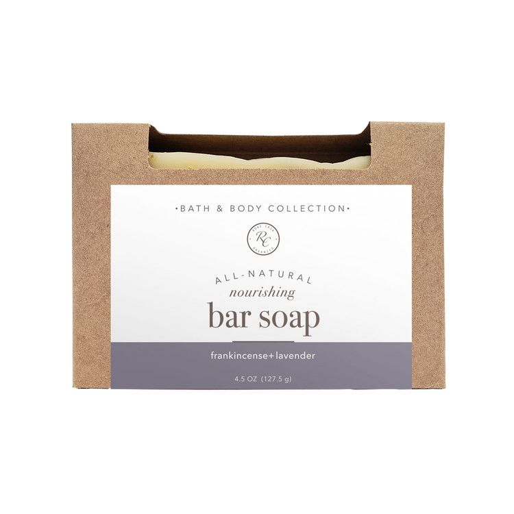 ROWE CASA Bar Soap | 4.5 Oz  FRANKINCENSE+LAVENDER