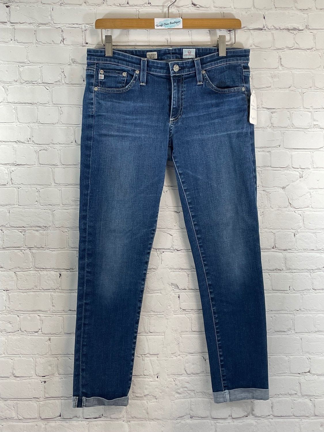 AG, Stilt Roll Up, Cigarette Roll Up, Jeans, Size 29