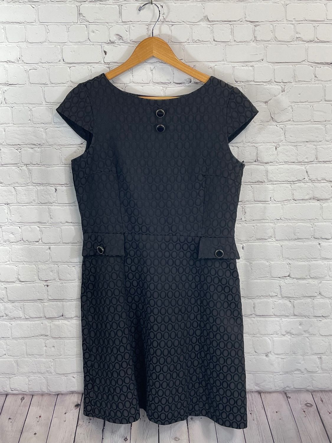 George, Black, Dress, Medium