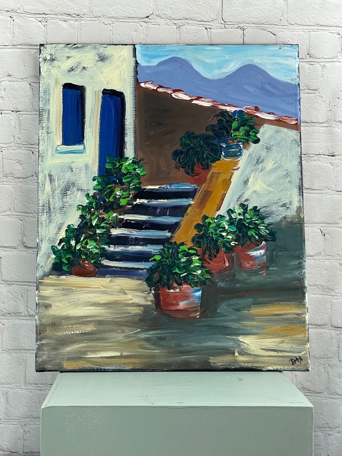 Dana Hall, Painting, Spain, Oil, 20&#39;x16&#39;