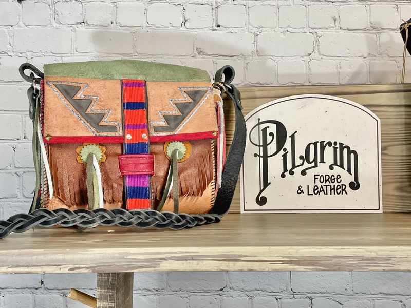 Pilgrim Leather &amp; Forge, Southwest Crossbody