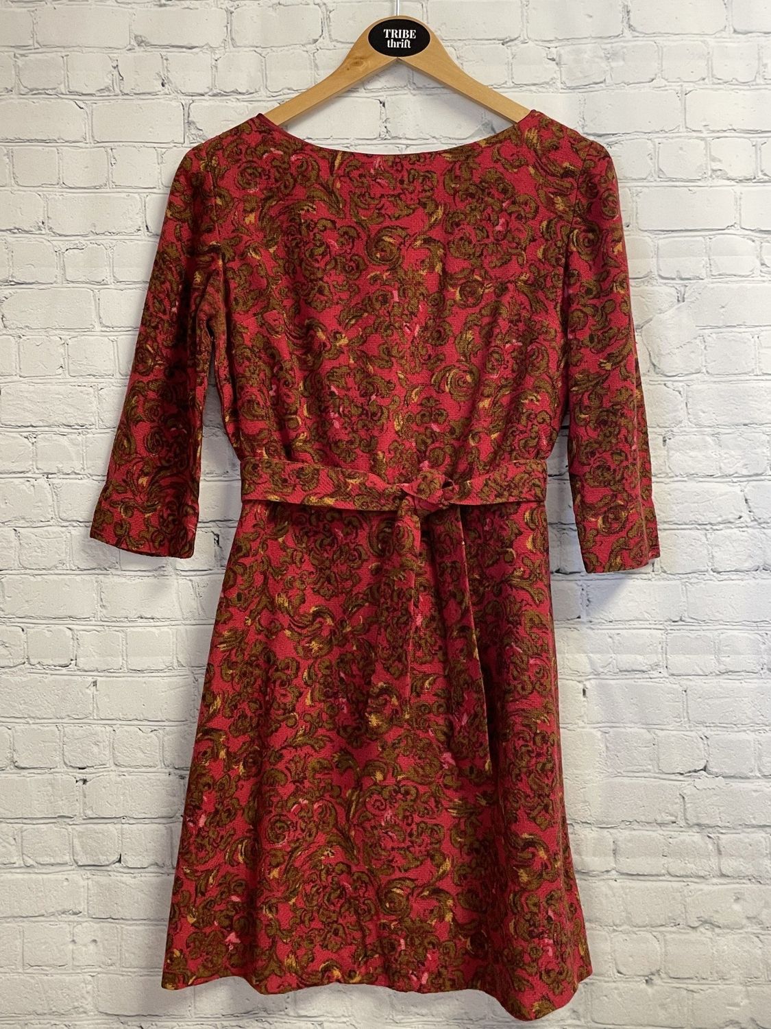 Handmade, Red, Green, Medium, VINTAGE