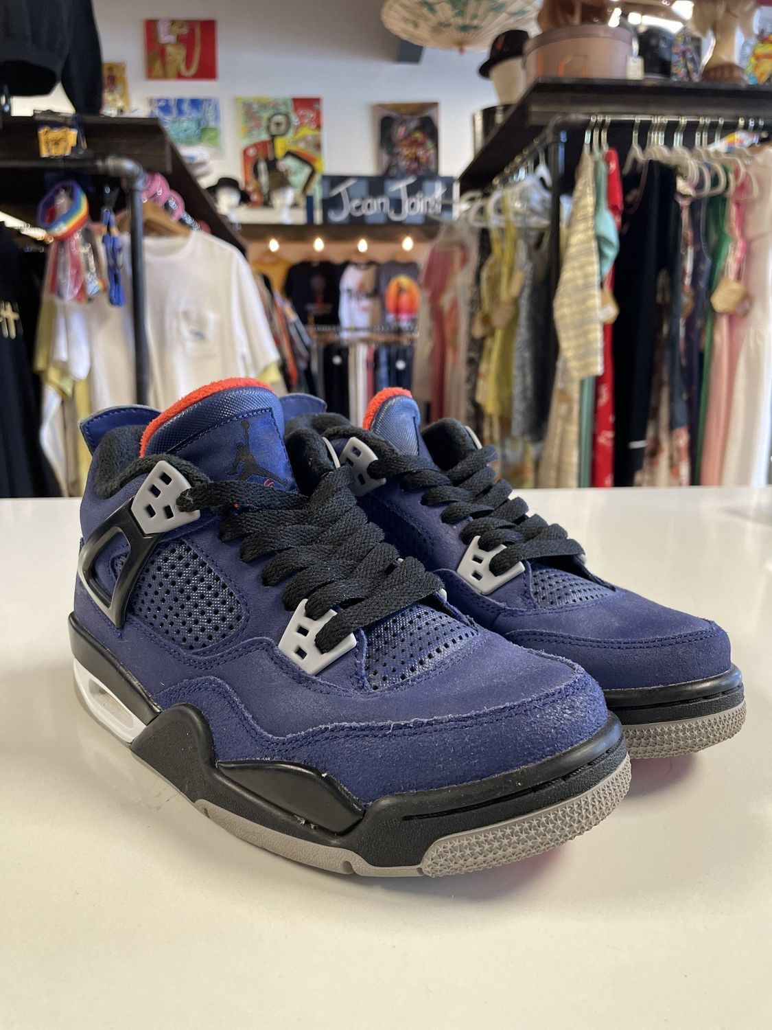 Nike, Jordan Retro 4, Loyal Blue, 5.5 Youth