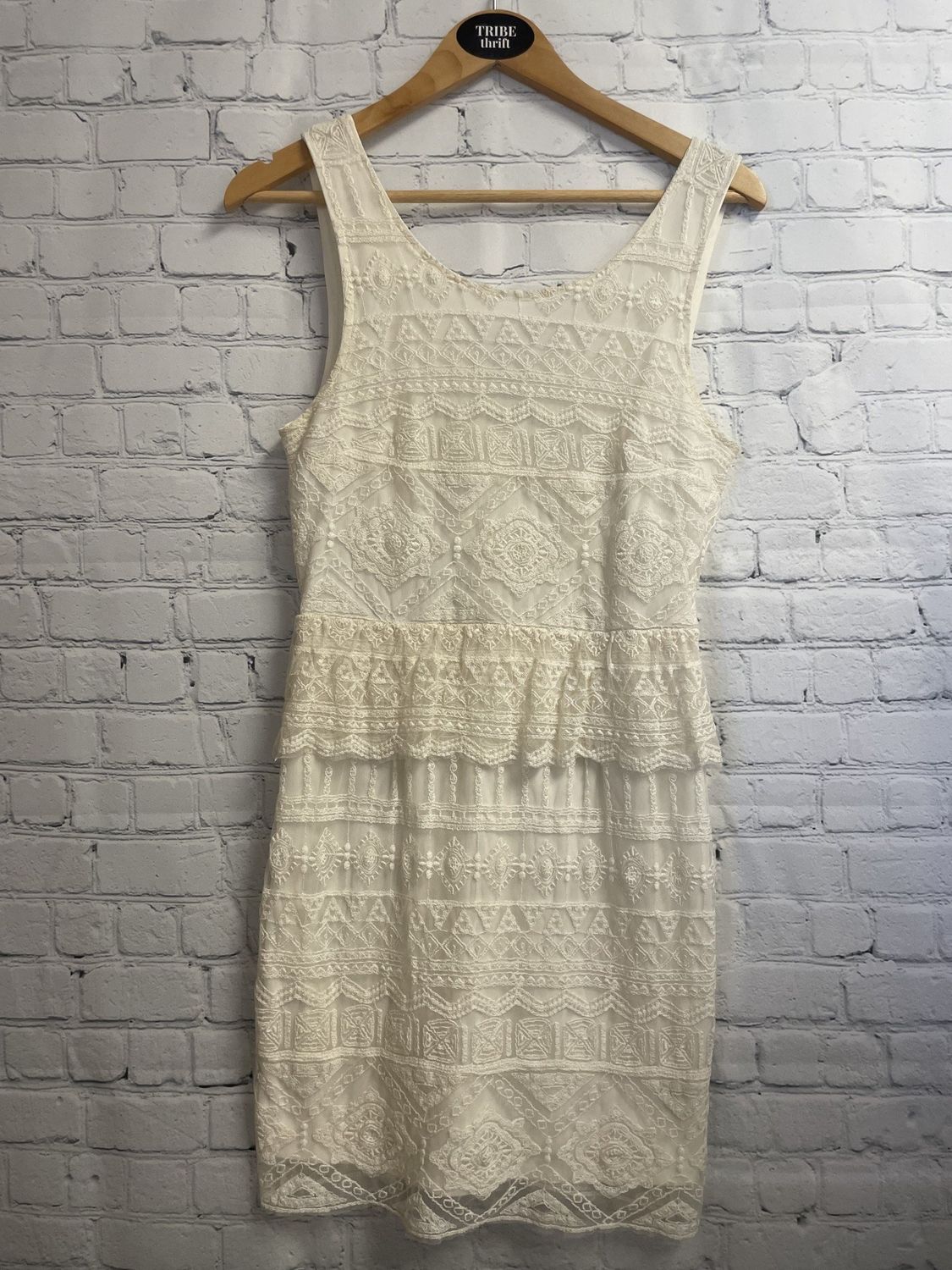 American Eagle, Cream, Dress, 6