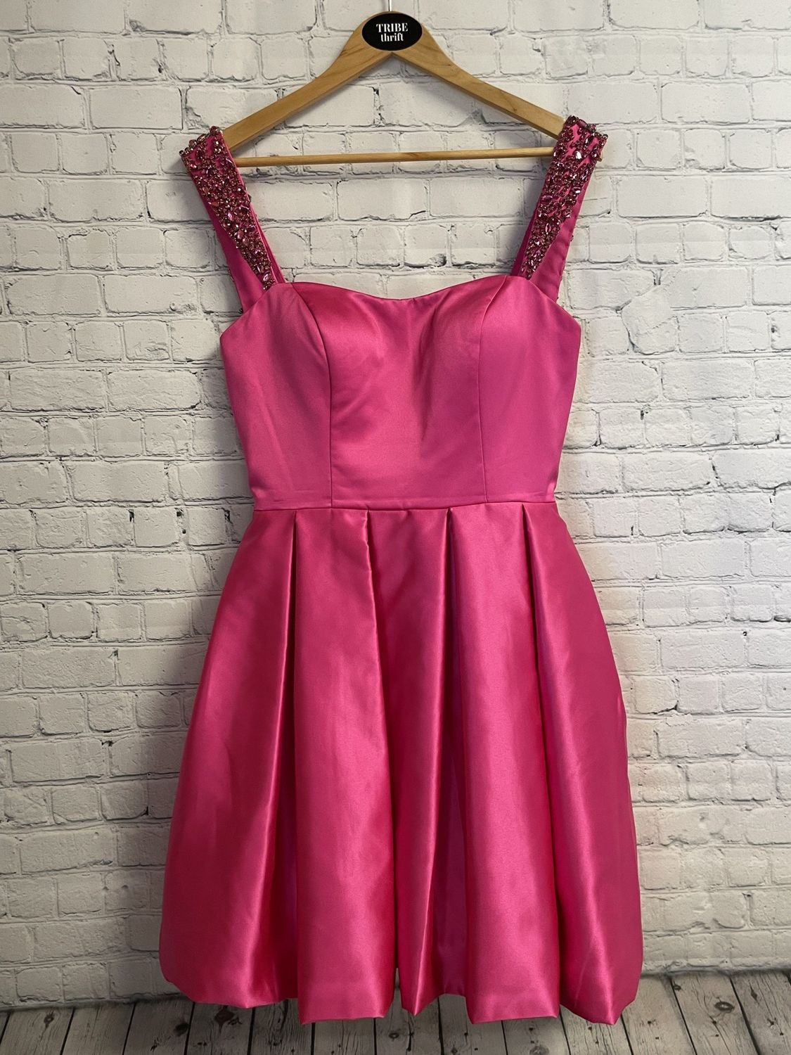 Sherri Hill, Hot Pink, Cocktail Dress, 8, MSRP $598