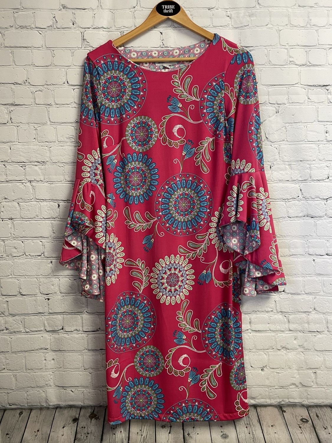 Shelby &amp; Palmer, Pink, Multicolor, Dress, 8