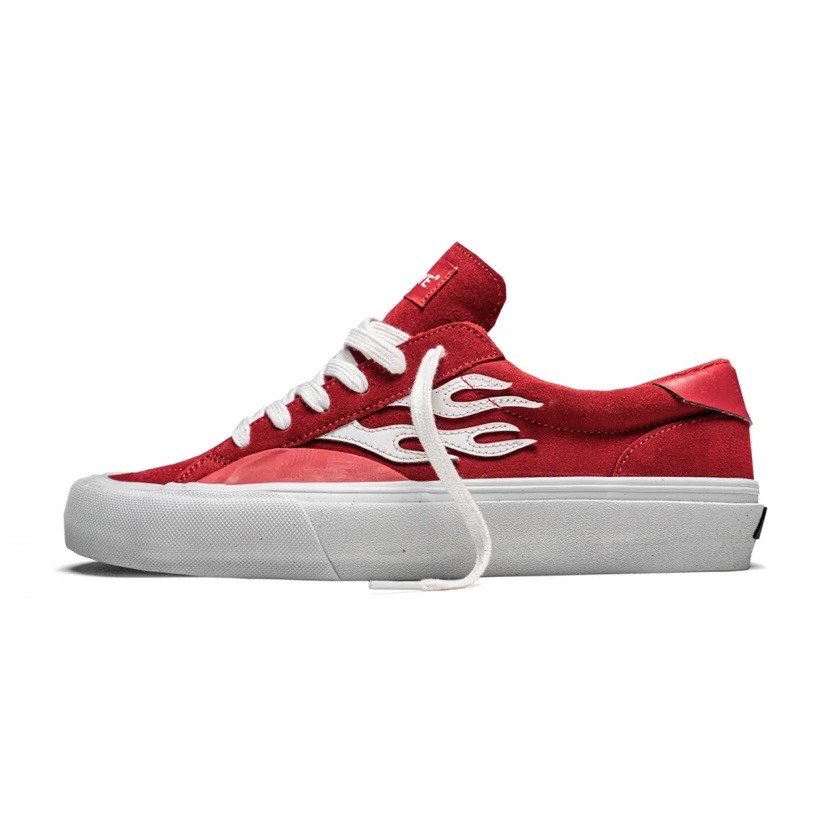 Straye Logan Red Flame Suede