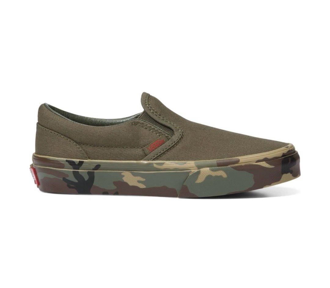 Vans Uy Classic Slip-On Camo Sidewall Grape Leaf